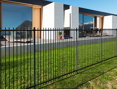 Upright Double-Rail Fence